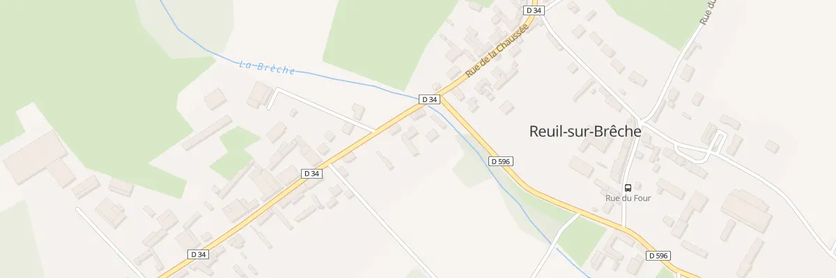 Plan du 15 Rue de la Chaussee à Reuil-sur-Brêche