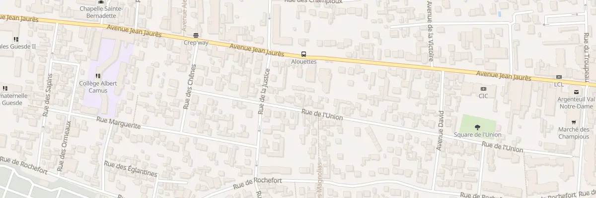 Plan du 64 Rue de l’Union à Argenteuil