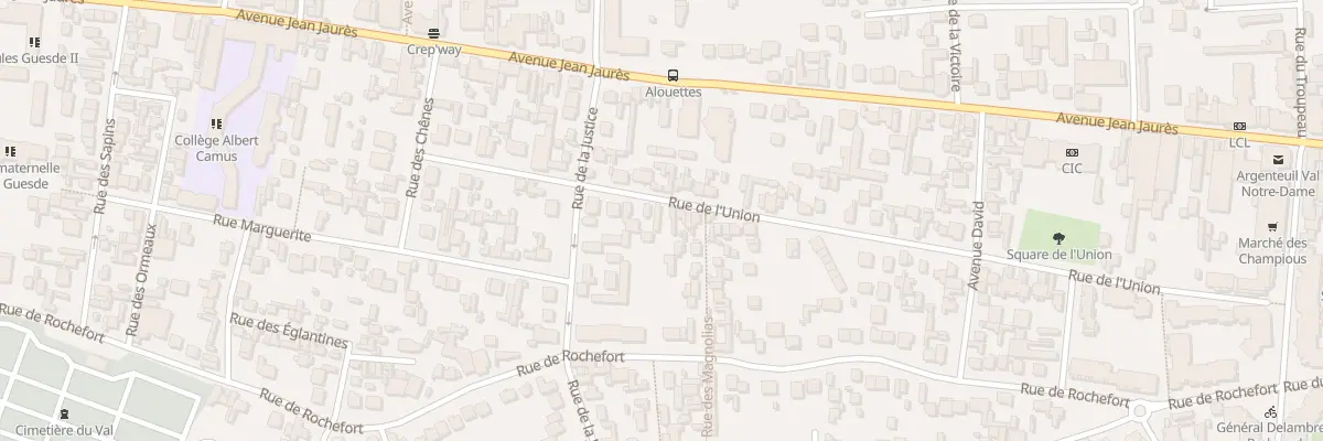Plan du 61 Rue de l’Union à Argenteuil