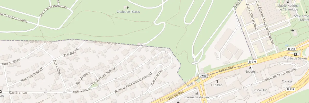 Plan du 26T Rue Brancas à Sèvres