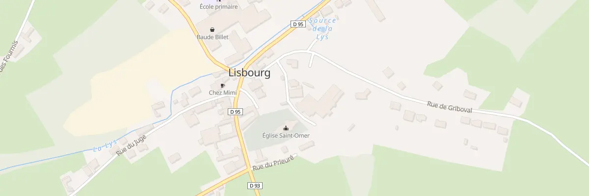 Plan du 8 Rue de Griboval à Lisbourg