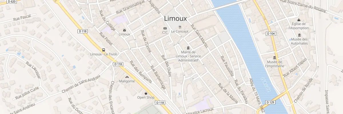 Plan du 8 Rue Trav Malcousinat à Limoux