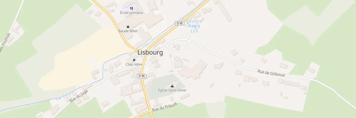 Plan du 6 Rue de Griboval à Lisbourg