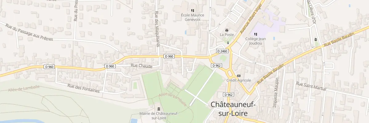 Plan du 21 Rue Bonne Dame à Châteauneuf-sur-Loire
