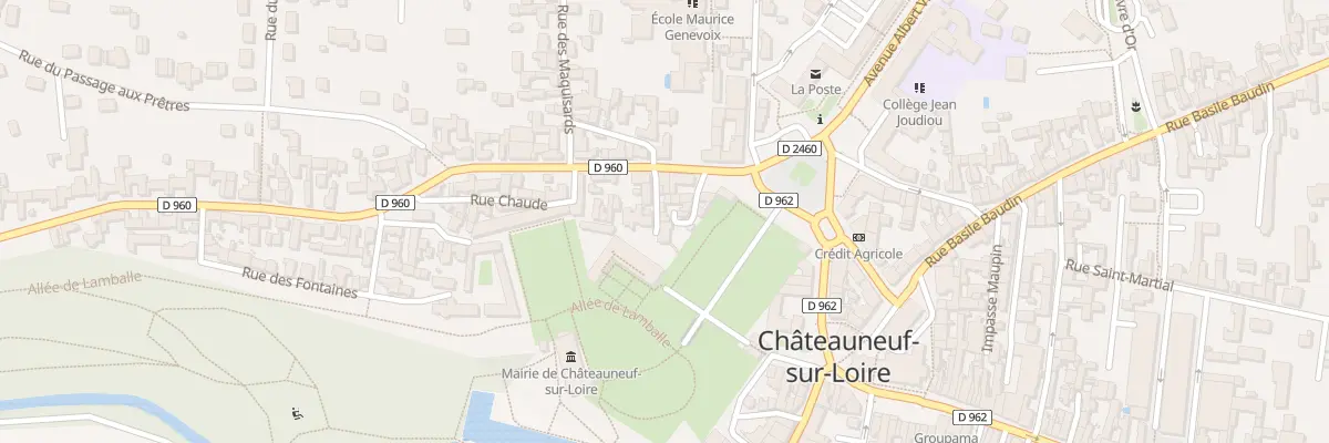 Plan du 9B Rue Bonne Dame à Châteauneuf-sur-Loire