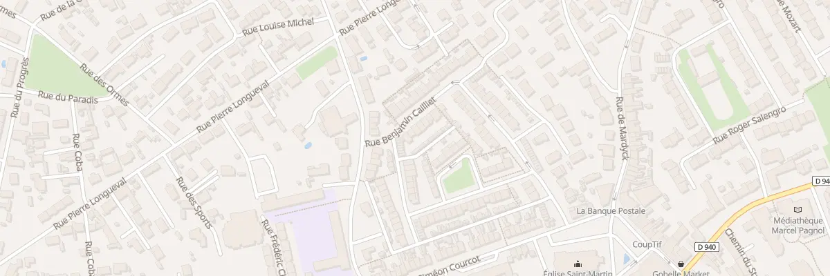 Plan du 39 Rue Benjamin Cailliet à Loon-Plage