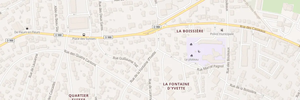 Plan du 6 Rue de la Fontaine d’Yvette à Villebon-sur-Yvette