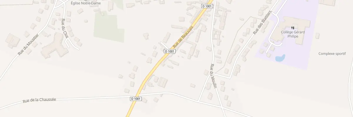 Plan du 55 Rue de Beauvais à Froissy