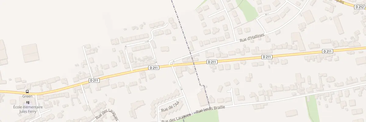 Plan du 3 Rue Bernard Chochoy à Hallines