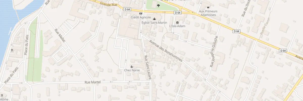 Plan du 11B Rue Saint Lazare à L’Isle-Adam