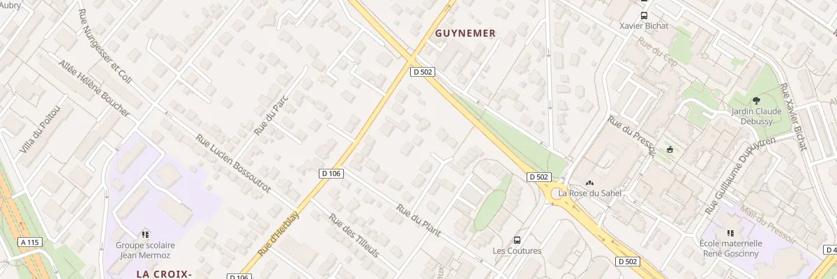 Plan du 22 Sen du Plant Morel à Taverny