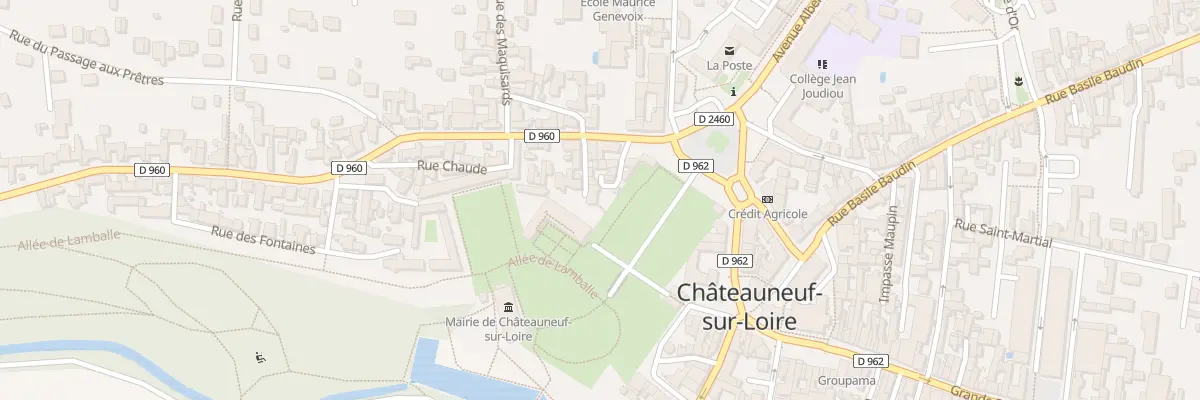 Plan du 9 Rue Bonne Dame à Châteauneuf-sur-Loire