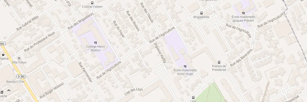 Plan du 93 Rue de l’Agriculture à Bezons