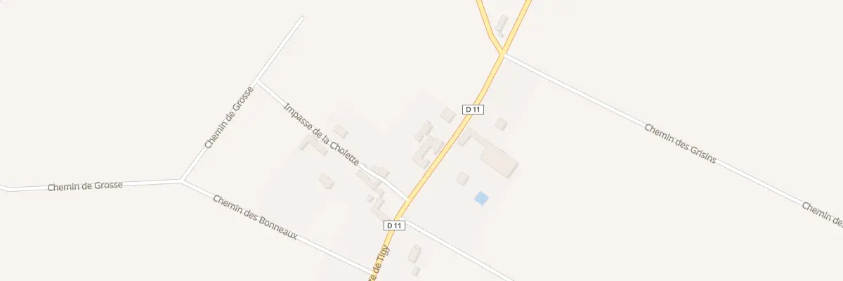 Plan du 112 Rte de Tigy à Sigloy