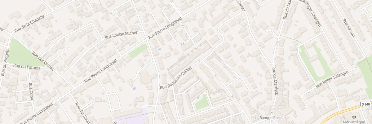 Plan du 42 Rue Benjamin Cailliet à Loon-Plage