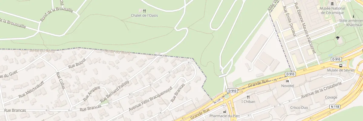 Plan du 26 Rue Brancas à Sèvres