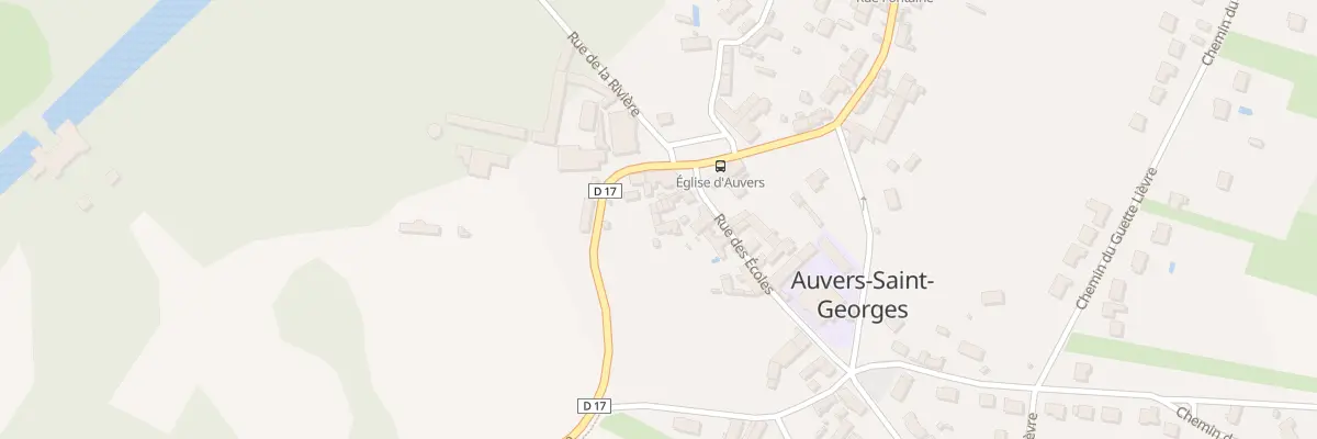 Plan du 8 Rue des Ecoles à Auvers-Saint-Georges