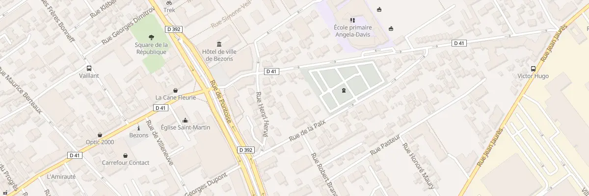 Plan du 51 Rue Edouard Vaillant à Bezons