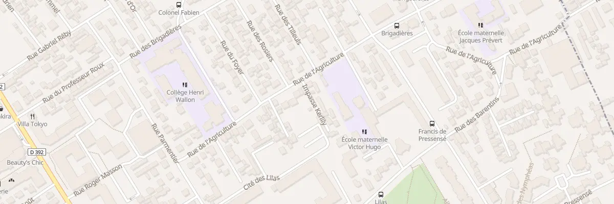Plan du 89 Rue de l’Agriculture à Bezons