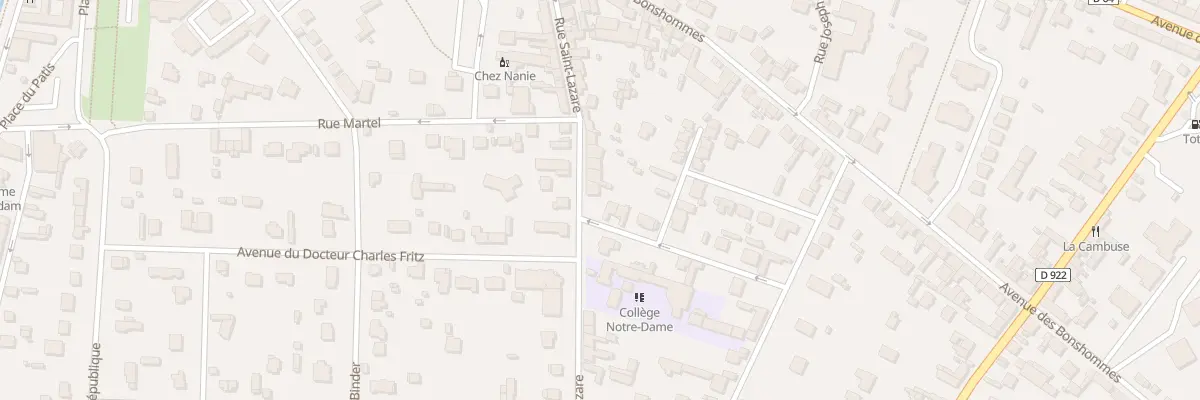 Plan du 35 Rue Saint Lazare à L’Isle-Adam