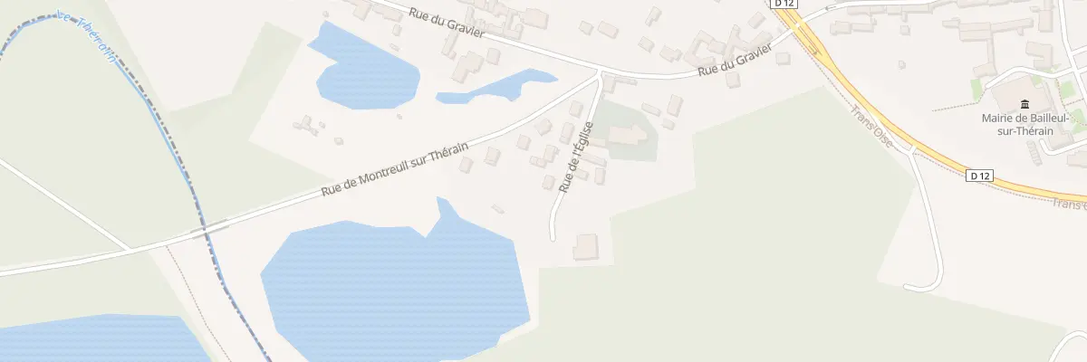 Plan du 6 Rue de l’Eglise à Bailleul-sur-Thérain