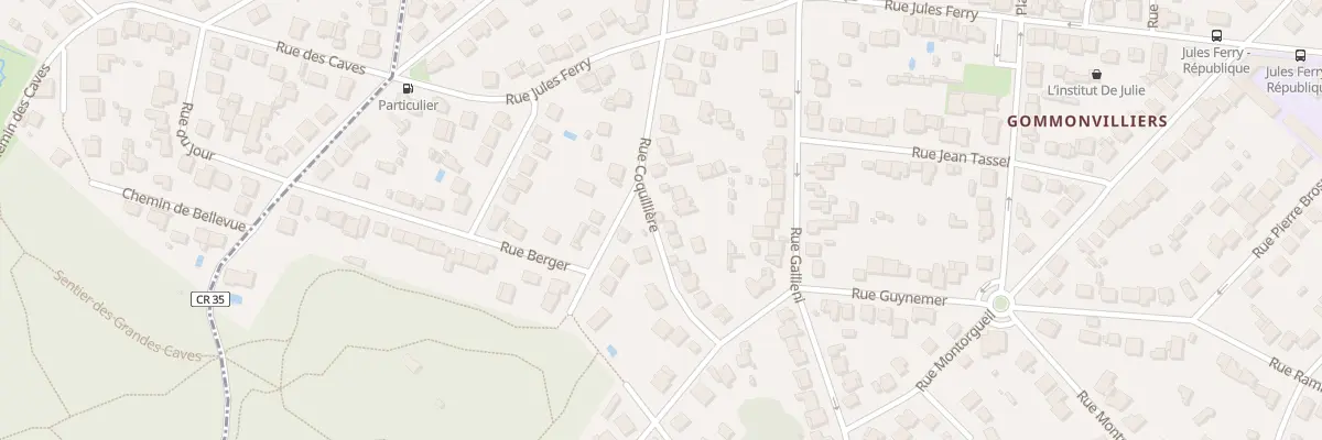Plan du 27 Rue Coquillière à Igny