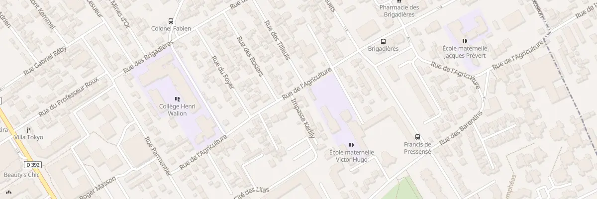 Plan du 85 Rue de l’Agriculture à Bezons