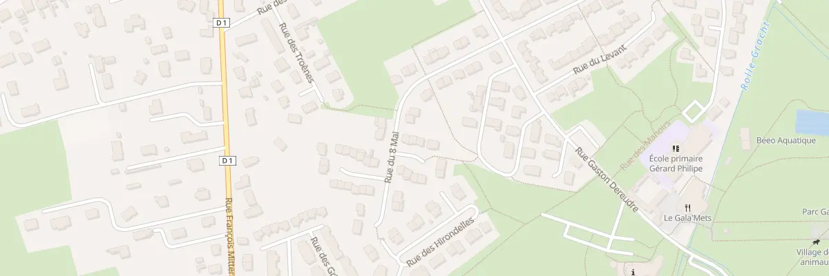 Plan du 203 Rue du Huit Mai à Loon-Plage