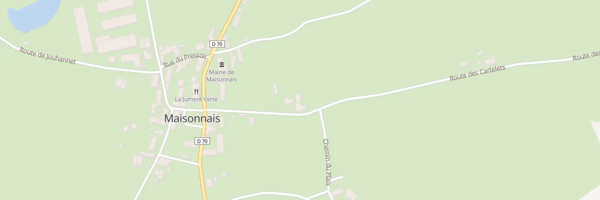 Plan du 147 Rte des Cartelets à Maisonnais