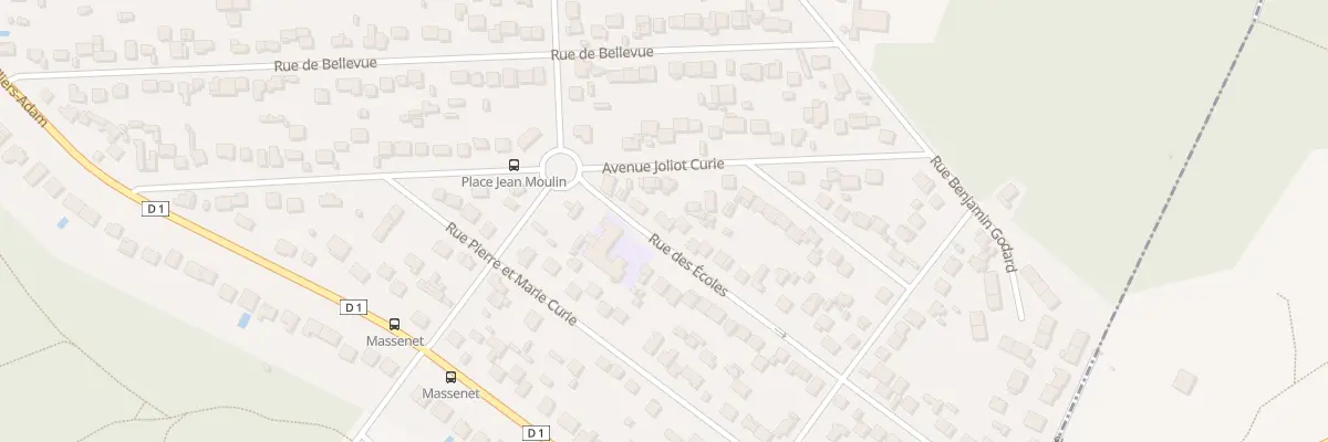 Plan du 5 Rue des Ecoles à Mériel