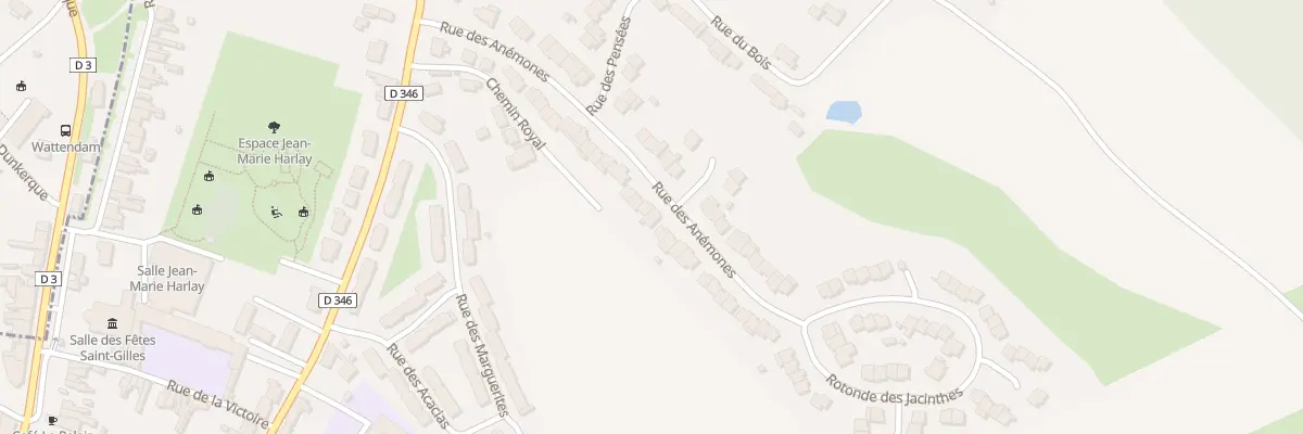 Plan du 27 Rue des Anémones à Watten