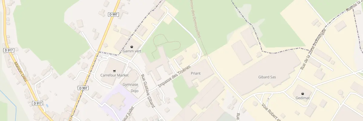 Plan du 3 Imp des Troènes à Boussac