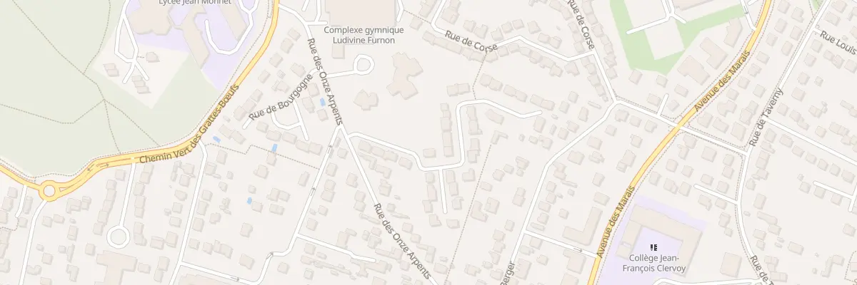 Plan du 1 Rue d’Alsace à Franconville