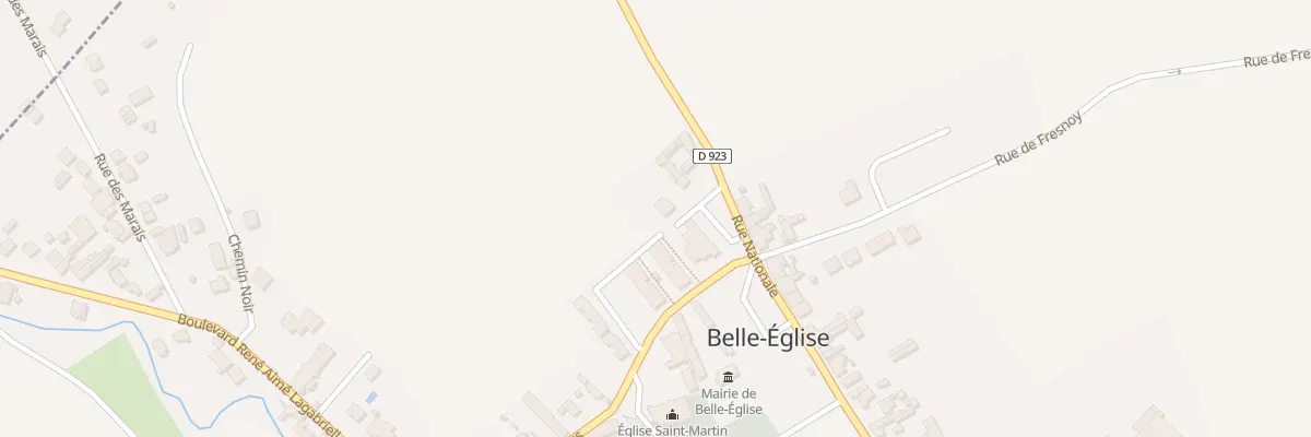 Plan du 5 Rue Nationale à Belle-Église