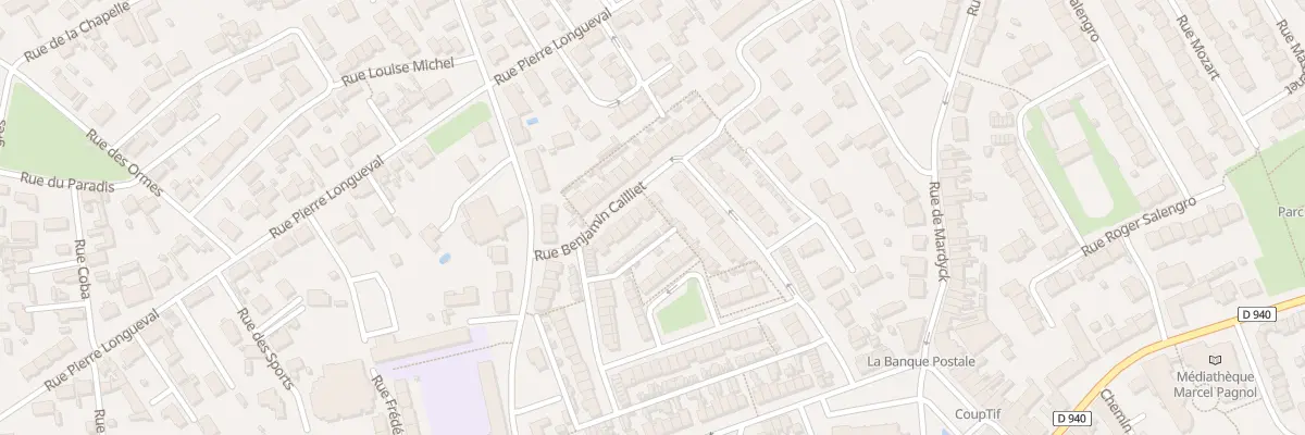 Plan du 29 Rue Benjamin Cailliet à Loon-Plage