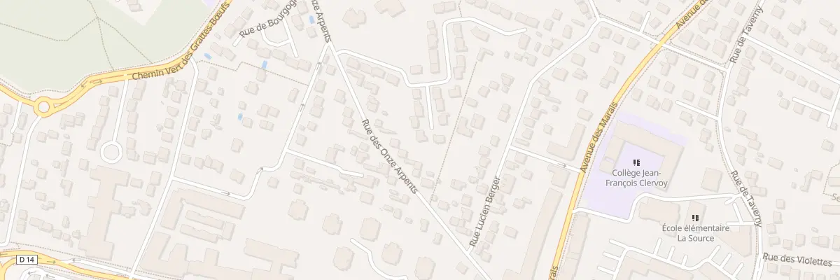 Plan du 16 Rue d’Alsace à Franconville