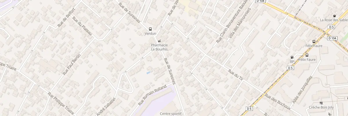 Plan du 141 Rue de Suresnes à Nanterre