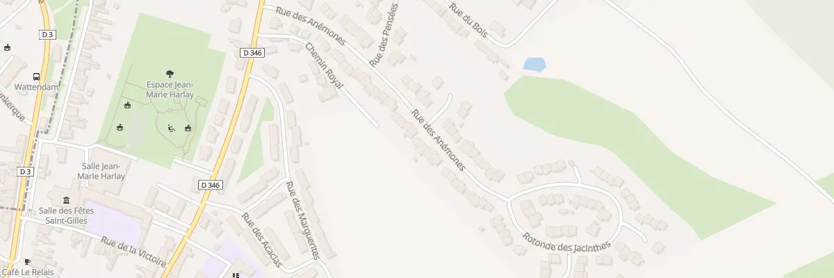 Plan du 29 Rue des Anémones à Watten