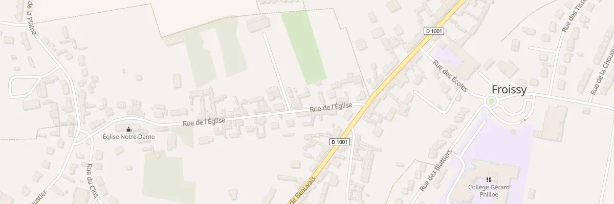 Plan du 10 Rue de l’Eglise à Froissy