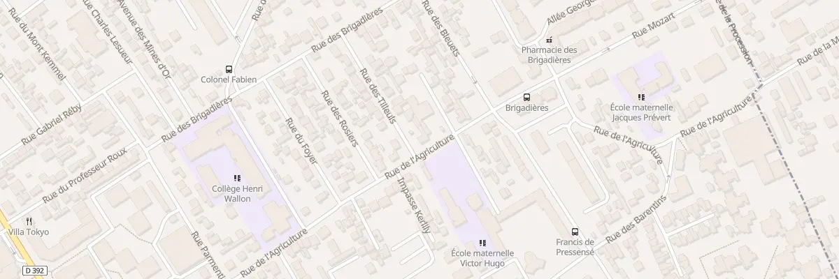 Plan du 82 Rue de l’Agriculture à Bezons