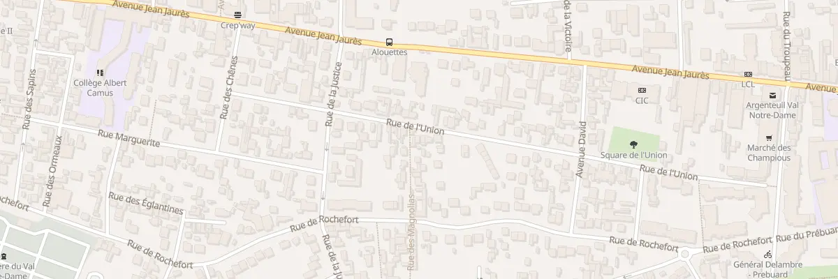 Plan du 47 Rue de l’Union à Argenteuil