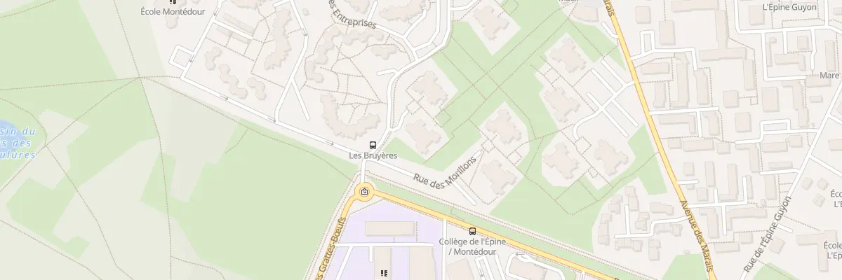 Plan du 3 Rue des Morillons à Franconville