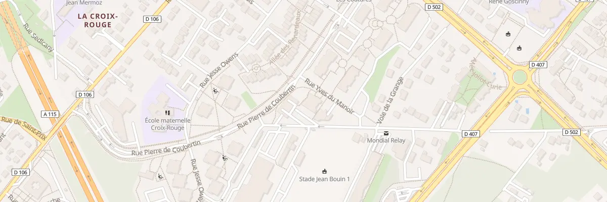 Plan du 5 Rue Yves Dumanoir à Taverny