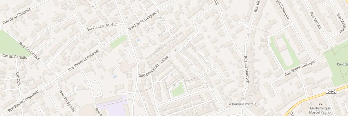 Plan du 27 Rue Benjamin Cailliet à Loon-Plage