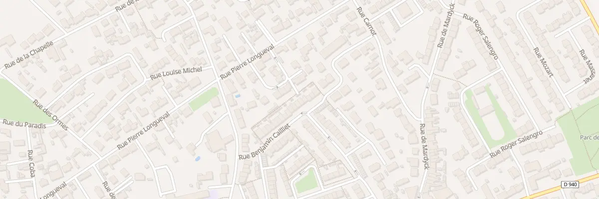 Plan du 30 Rue Benjamin Cailliet à Loon-Plage