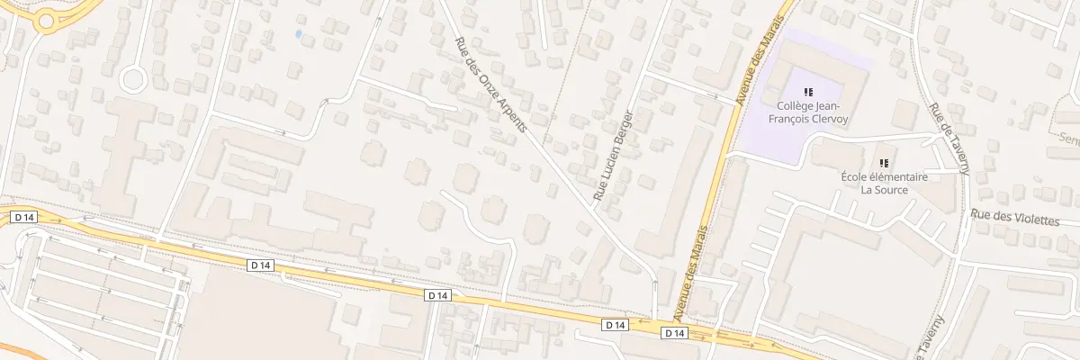 Plan du 5B Rue des Onze Arpents à Franconville