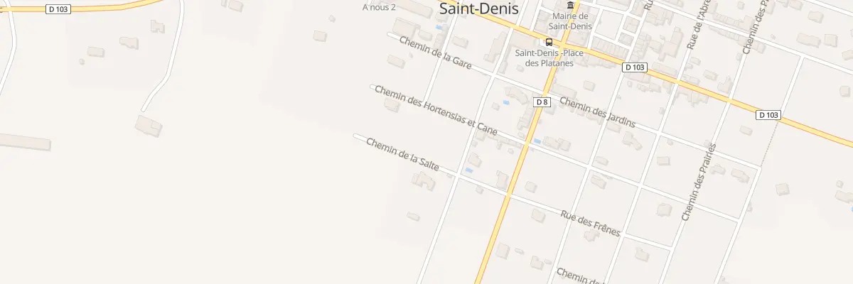 Plan du 3 Che des Hortensias à Saint-Denis