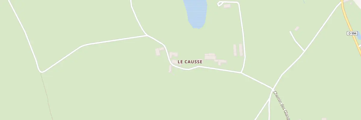 Plan du 5023 Le Causse à Montbazens