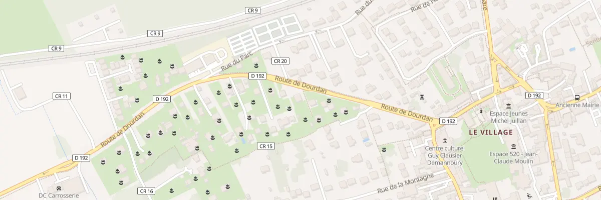Plan du 25 Rte de Dourdan à Égly