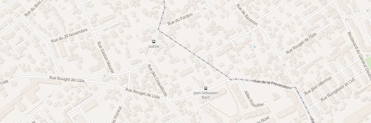 Plan du 10B Rue Rouget de Lisle à Bezons